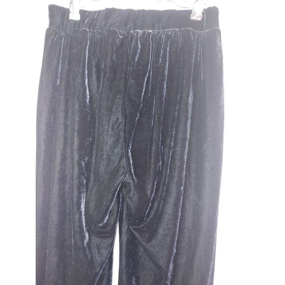 Serena Williams Women's Size Small Black Velour Pants - Picture 2 of 6